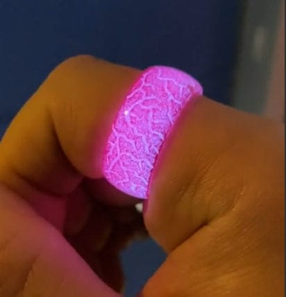 Customer photo review of FREE Today: Night Crack Energy Glow Ring