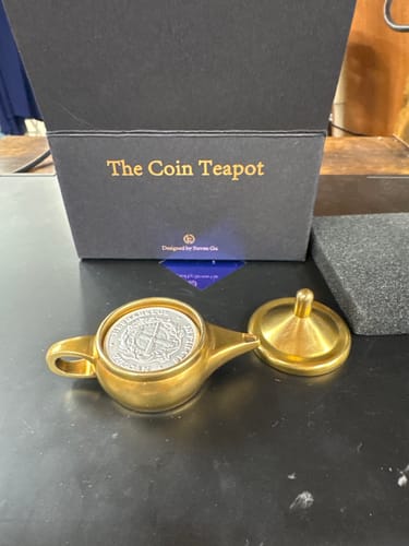 Customer photo review of TCC 14th Anniversary | The Coin Teapot by Steven Gu & Artisan Coin