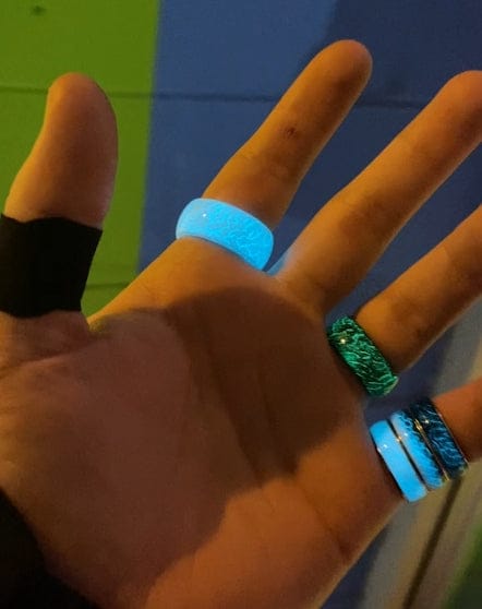 Customer photo review of FREE Today: Night Crack Energy Glow Ring