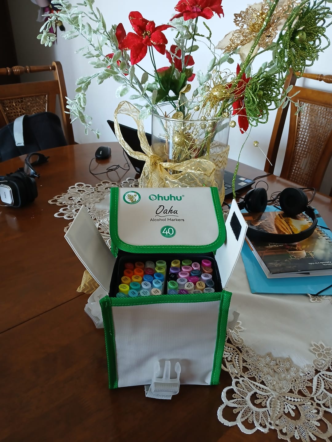 Customer photo review of Ohuhu - Set 40 Marcadores al Alcohol Oahu Doble Punta