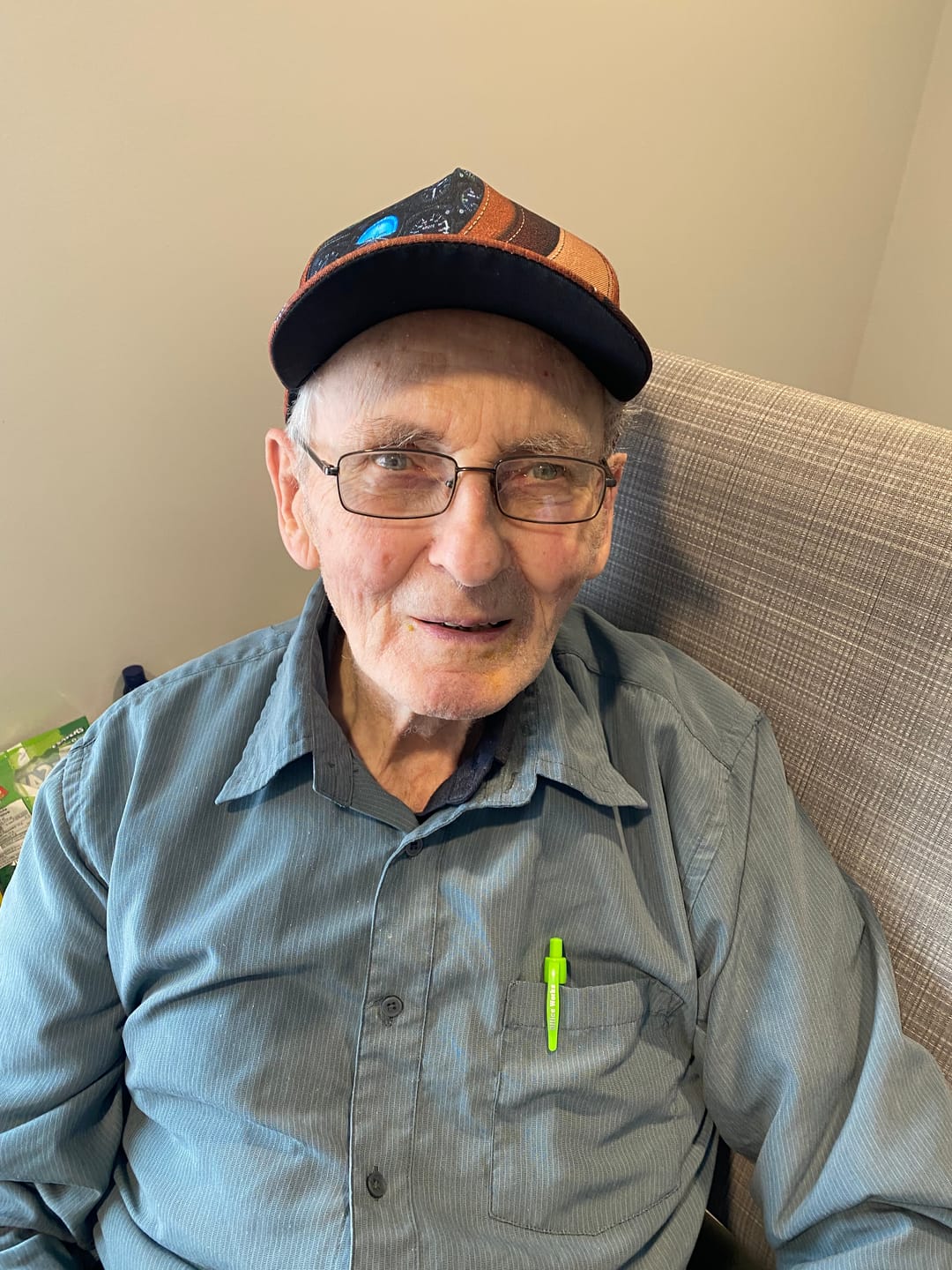 Customer photo review of Personalized Pilot Classic Cap, Personalized Gift for Pilot