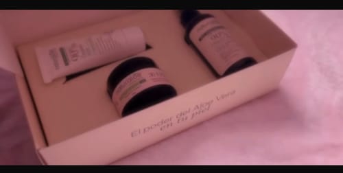Customer photo review of Set Crema Hidratante Día + Aloe Mist + Gel Puro Aloe