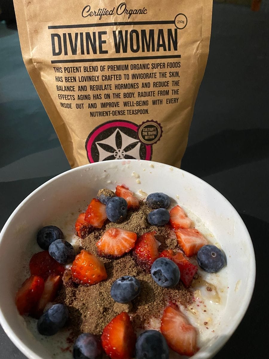 Customer photo review of Divine Woman Multivitamin Powder