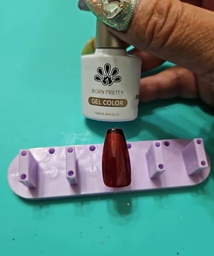 Customer photo review of Jelly Gel Nail Polish - 6 Colours - Ideal Gift