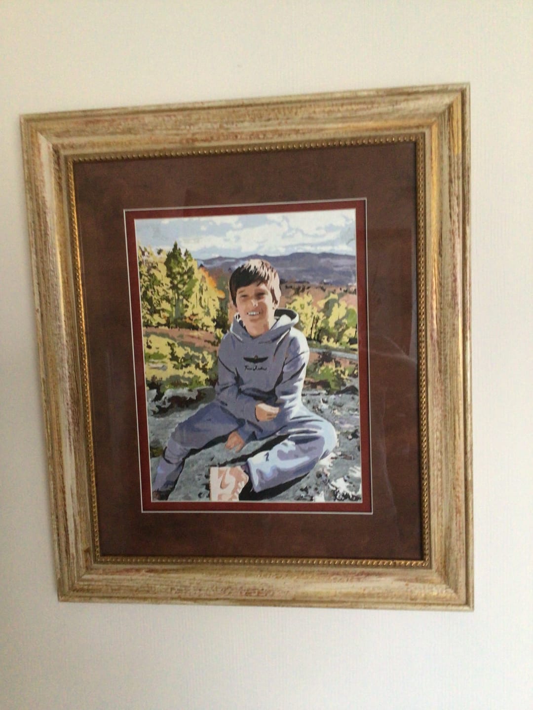Customer photo review of Custom Paint By Numbers Kit - Upload Any Photo 30x40cm Unframed