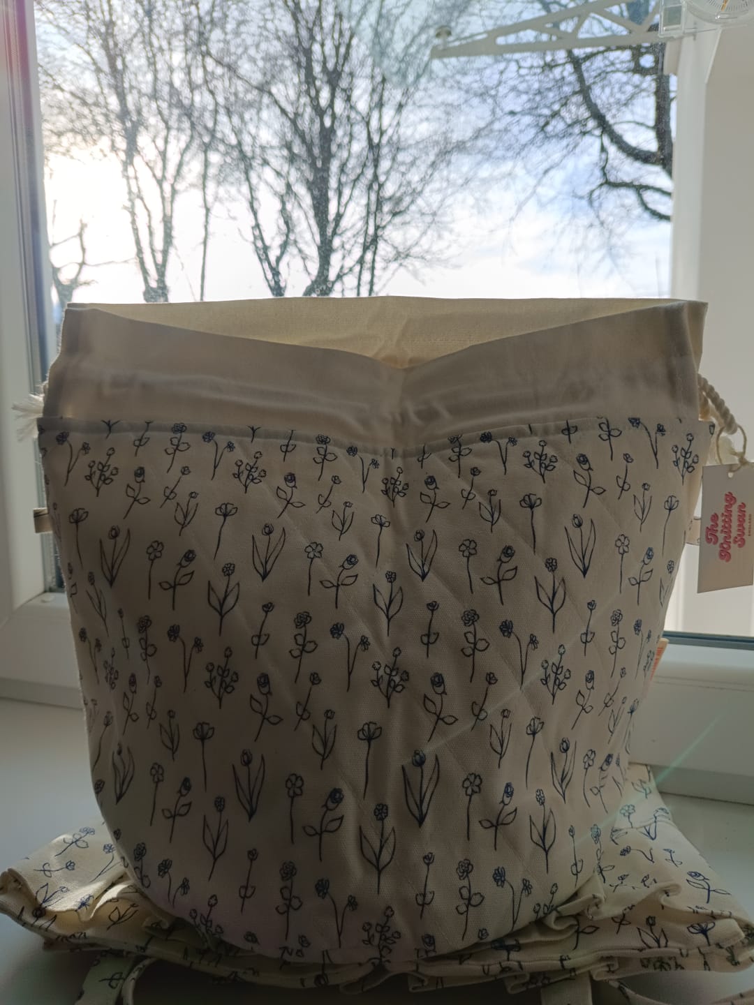 Customer photo review of Flower Doodles Large Project Bag