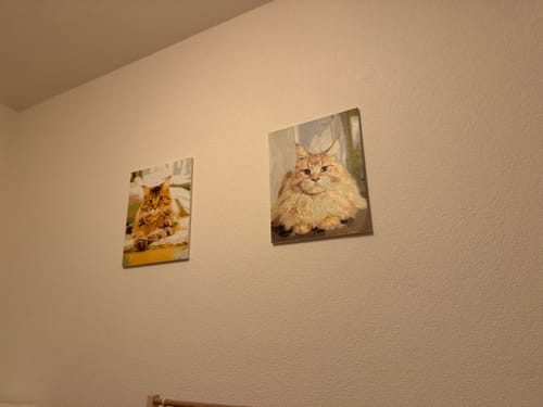 Customer photo review of Custom Paint by Numbers Kit