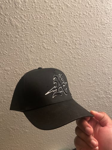 Customer photo review of A's Remix Premium Snapback