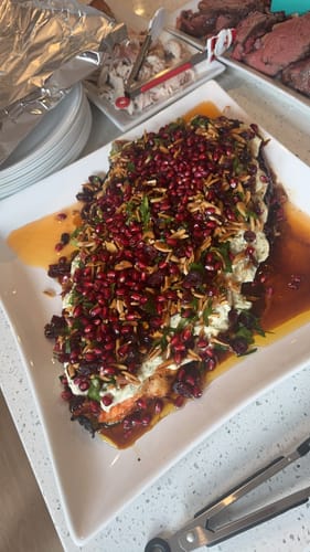 Customer photo review of Fresh Whole NZ Salmon Side / Fillet