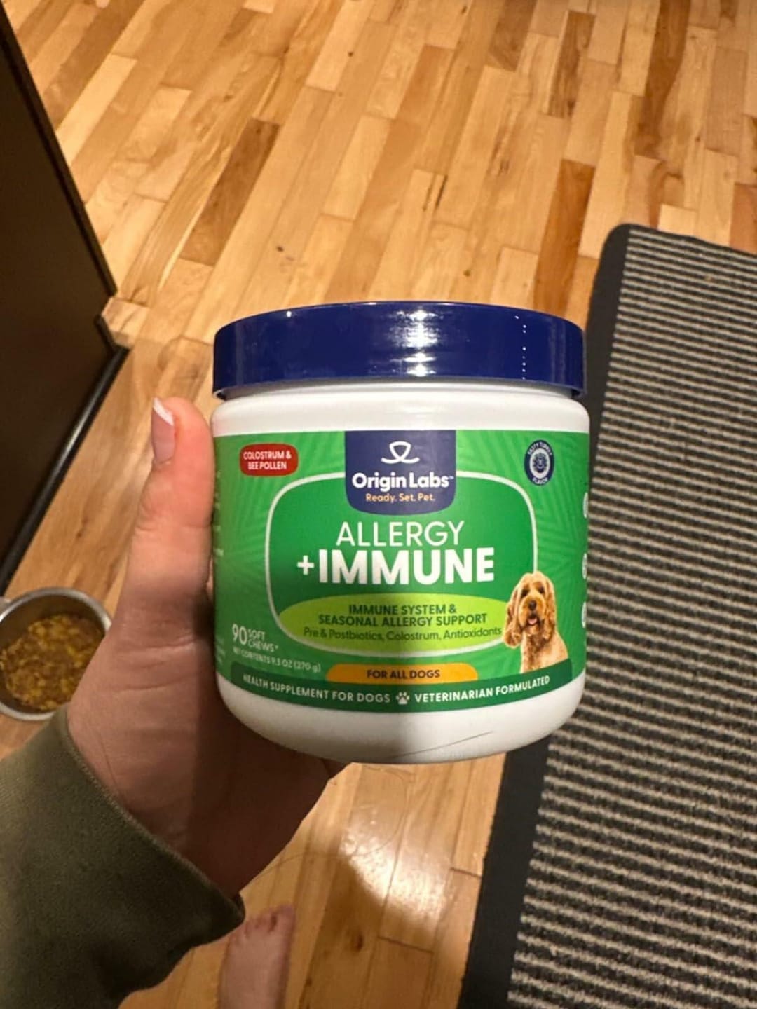 Customer photo review of Allergy + Immune