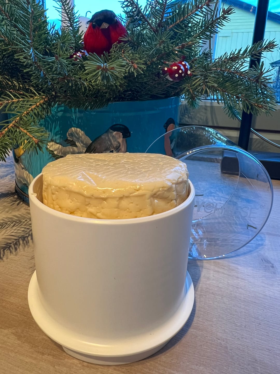 Customer photo review of EasyCheese® Osteklokke Rund - Hvit