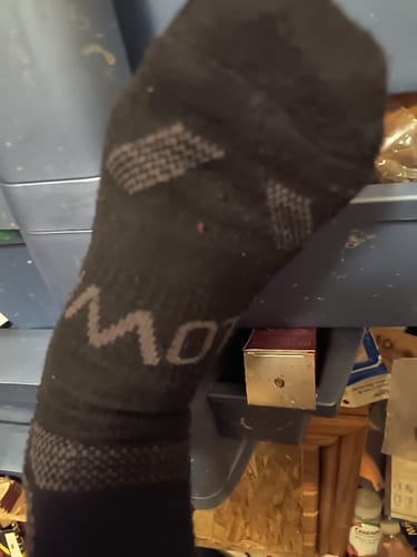 Customer photo review of Men's Alpaca Socks