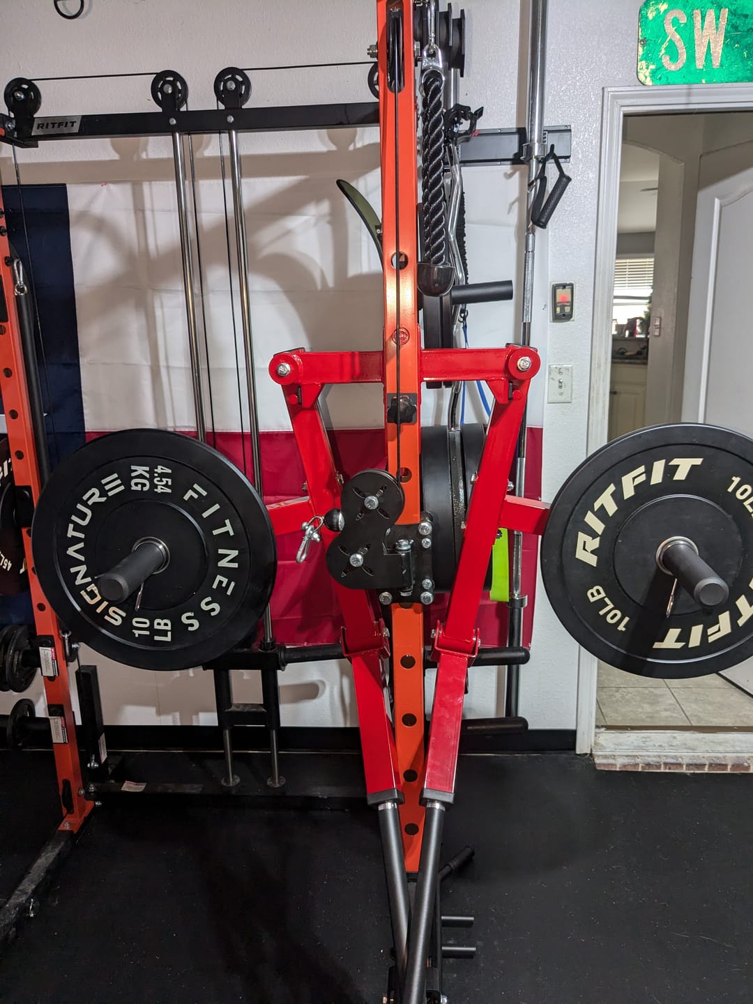 Customer photo review of Rack Mounted Lateral Raise