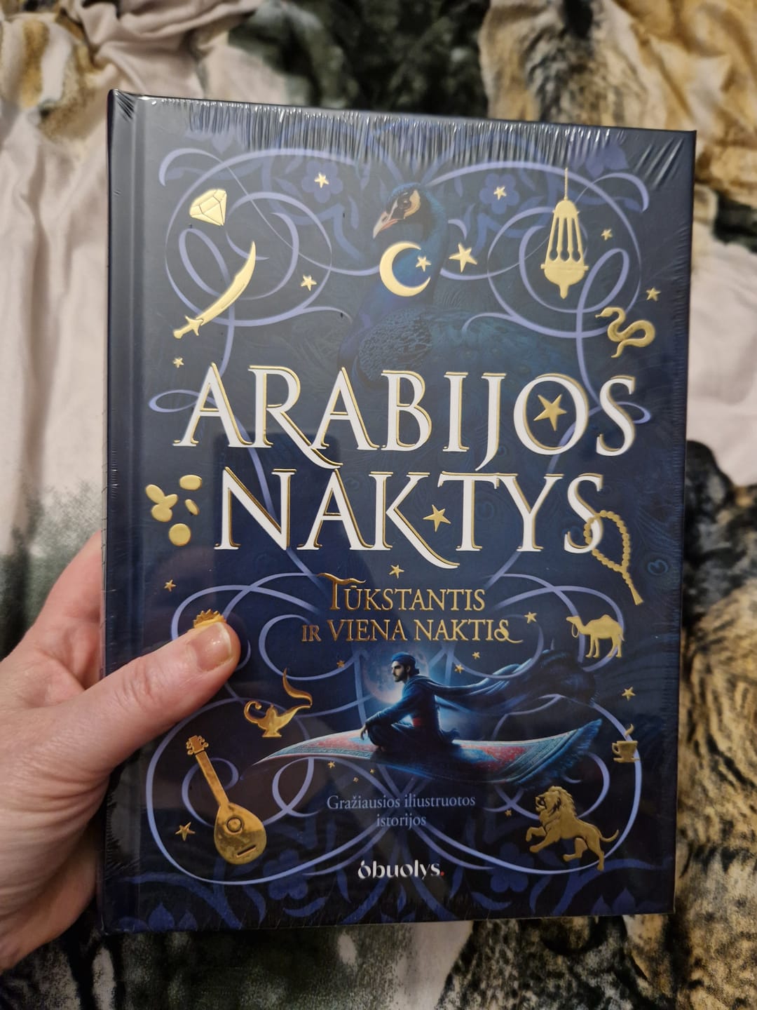 Customer photo review of Arabijos naktys: gražiausios spalvotai iliustruotos „Tūkstantis ir viena naktis“ istorijos + galimybė personalizuoti!