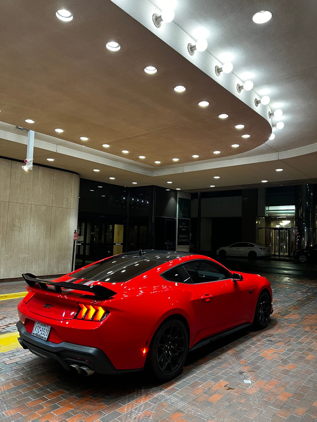 Customer photo review of PRE-ORDER 2024 + Ford Mustang Dark Horse Rear Spoiler Gloss Black ABS