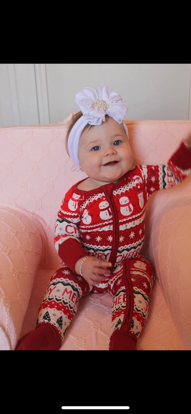Customer photo review of Pearl Ruffled Headband