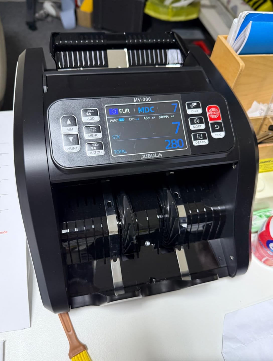 Customer photo review of Jubula MV-300 Banknote Value Counter