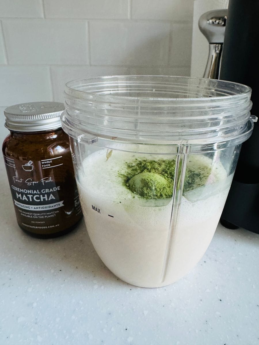 Customer photo review of Ceremonial Grade Matcha Green Tea Leaf