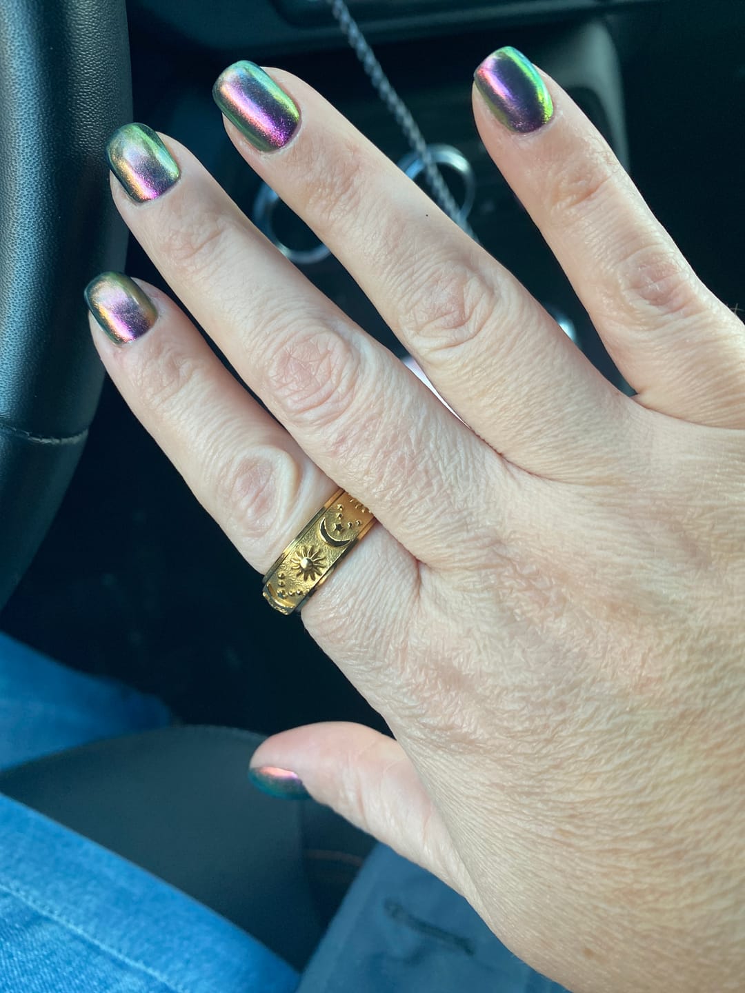 Customer photo review of Bague d'Anxiété Acier Inoxydable Aurora