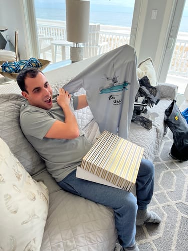 Customer photo review of Custom Digital Boat Artwork