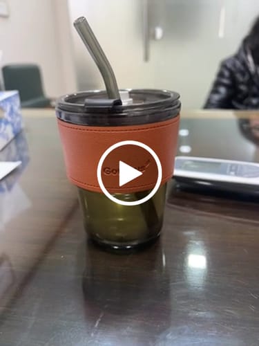 Customer video review of Lot Imported 350ml Glass Tumbler