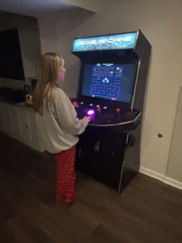 Customer photo review of 4 Player Standup with 2 shooting guns Arcade Machine 4600 Retro Multi Cade Games