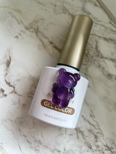 Customer photo review of Jelly Gel Nail Polish - 6 Colours - Ideal Gift