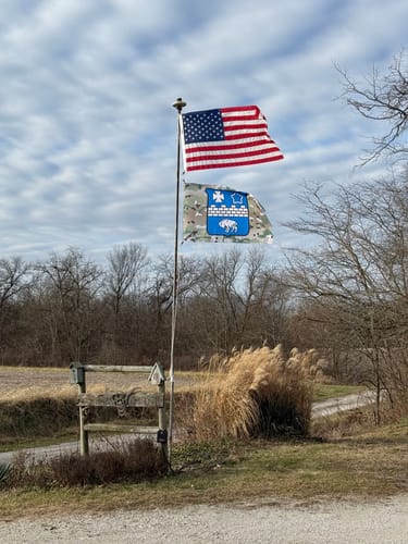 Customer photo review of U.S. Army 17th Infantry Regiment Multicam Flag