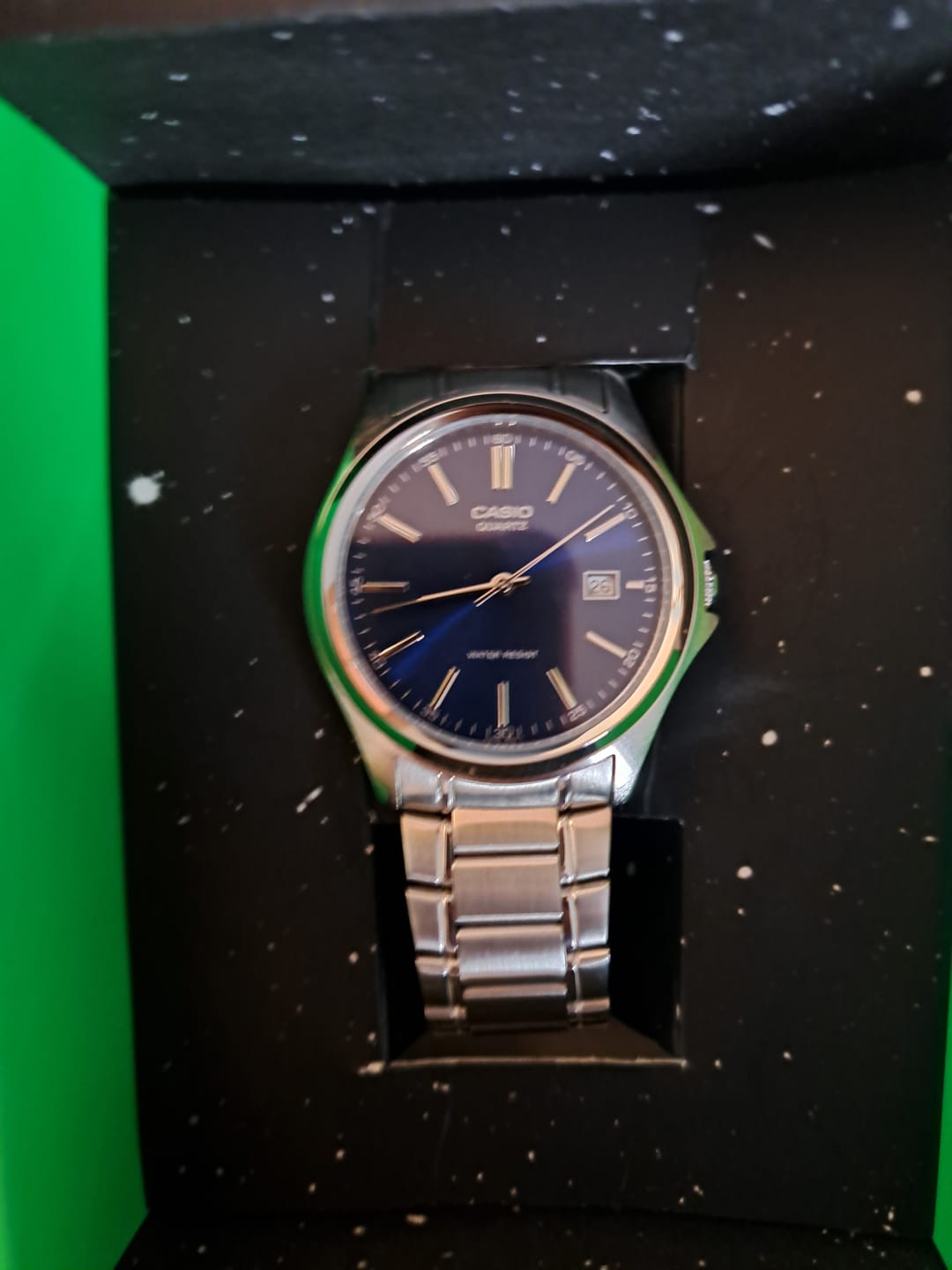 Customer photo review of Reloj Casio Análogo MTP-1183A-2A Azul Acero Inoxidable