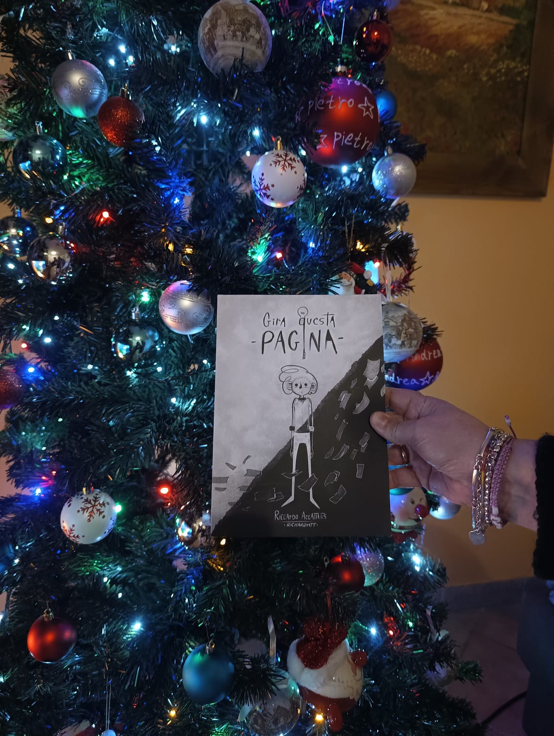 Customer photo review of Gira questa pagina “White Variant” con correzione a mano
