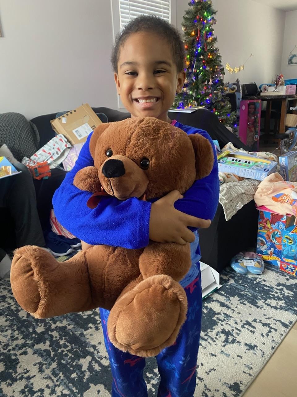 Customer photo review of [Almost Sold Out] Granddaughter, Never Forget - Teddy Bear with Canvas Message Card (GD79)