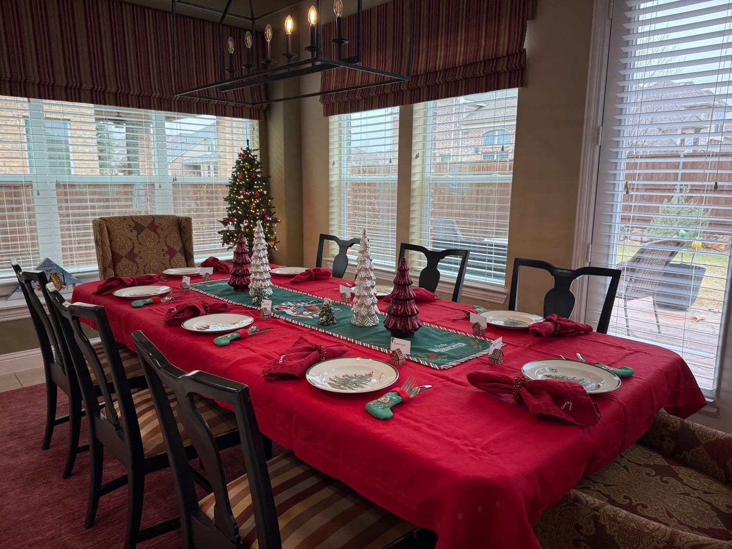 Customer photo review of Classic Hemstitch Tablecloth
