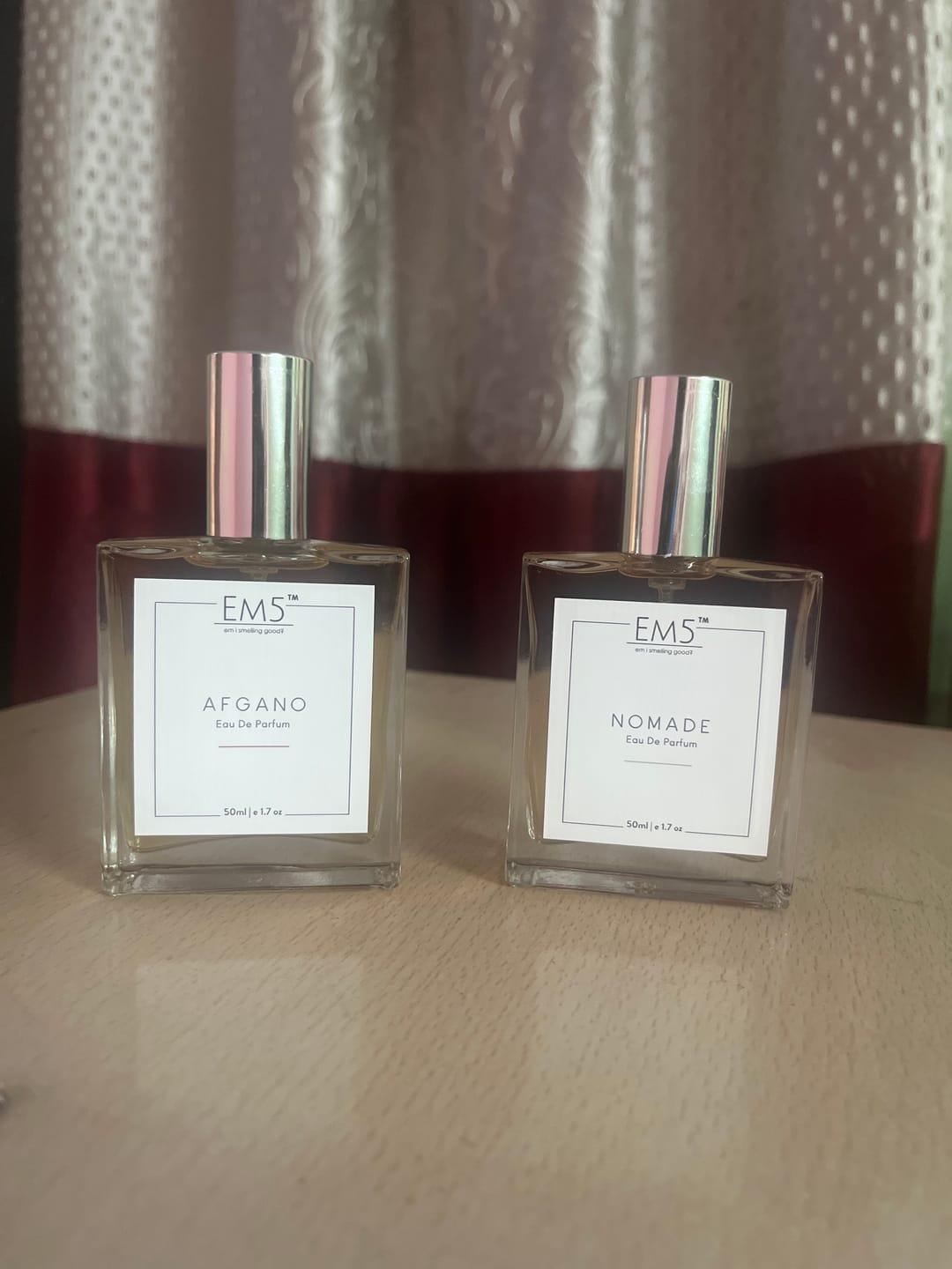 Customer photo review of EM5™ Afgano Perfume EDP Spray for Men | Amber Smoky Oud Fragrance Accords | Luxury Gift for Men | Variants Available: 50 ml Spray / 15 ml Spray