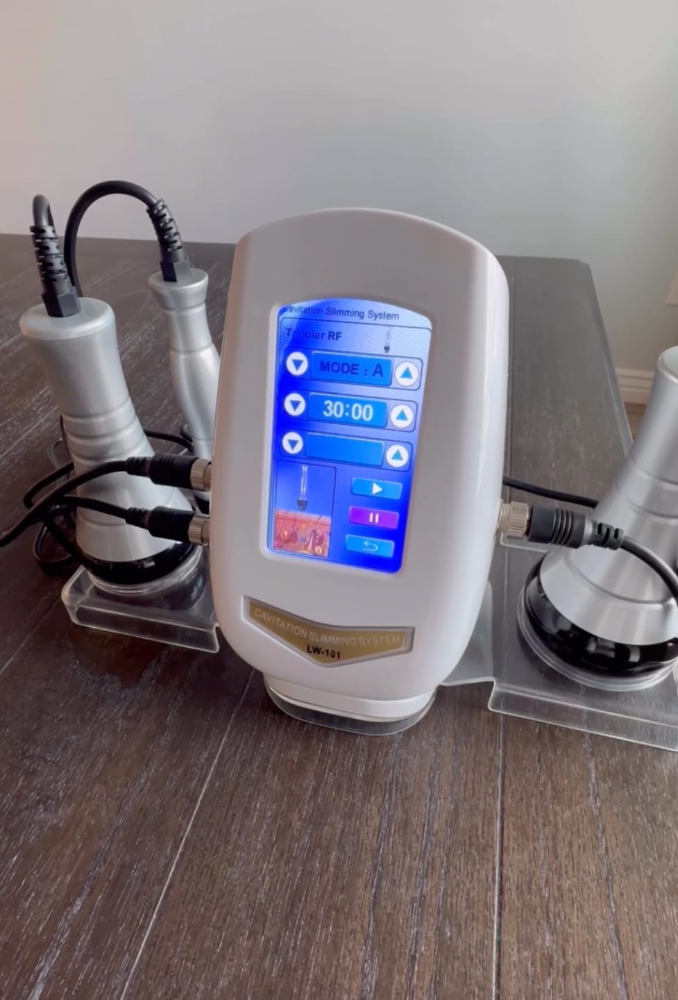 Customer photo review of 3-in-1 40K Ultrasonic Cavitation Body Sculpting Machine