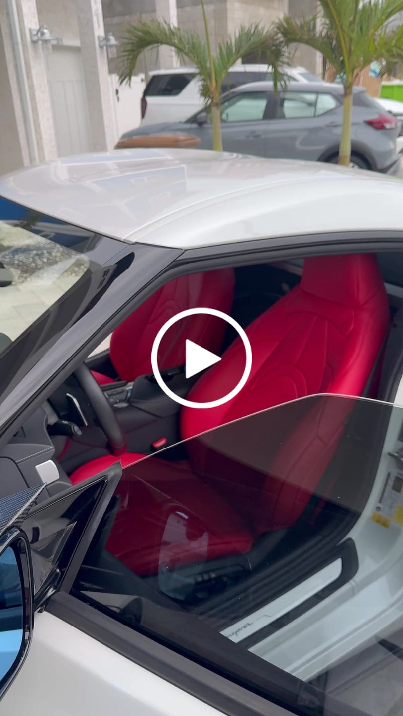 Customer video review of 2020+ Toyota Supra Custom Leather Seat Covers