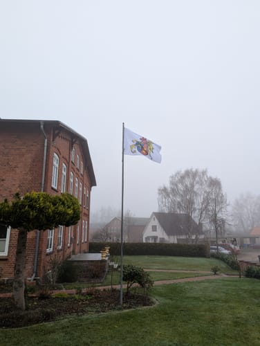 Customer photo review of Fahne inkl. Druck