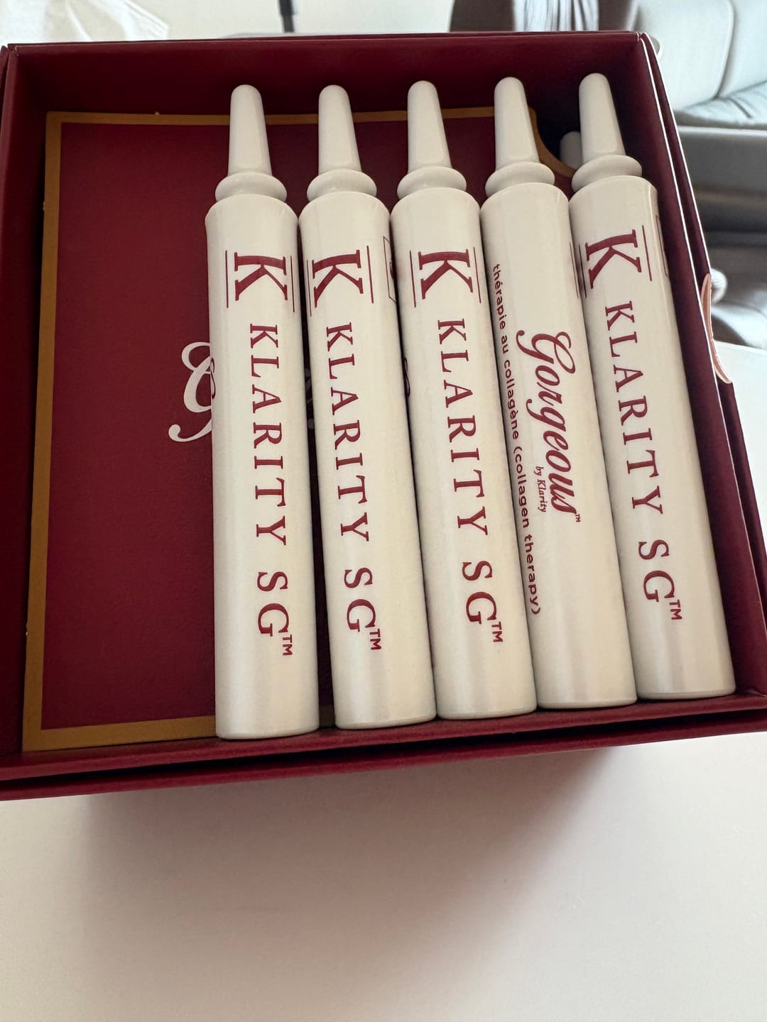 Customer photo review of Gorgeous by KlaritySGᵀᴹ - Medical Grade Bioactive Collagen Peptides® to reverse ageing