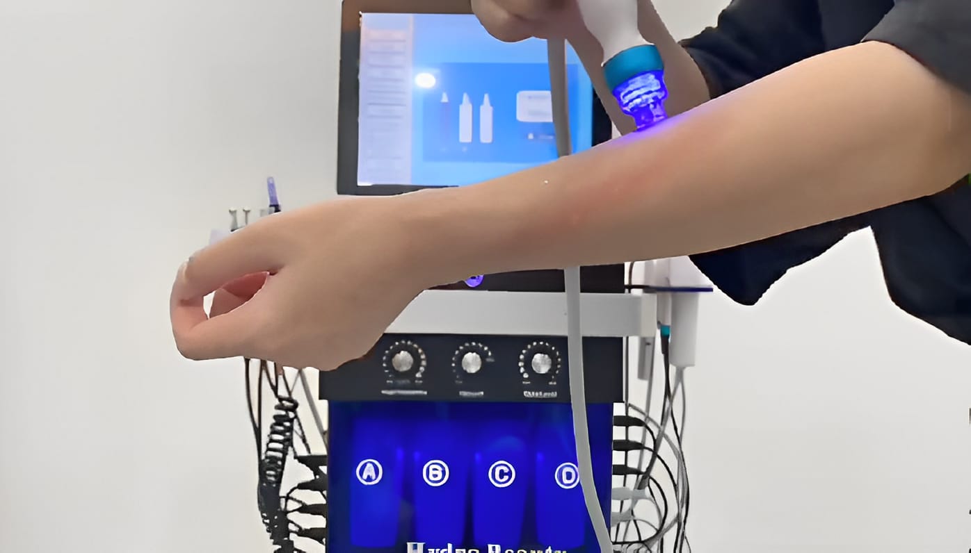 Customer photo review of Hydra Dermabrasion Facial Machine Professional