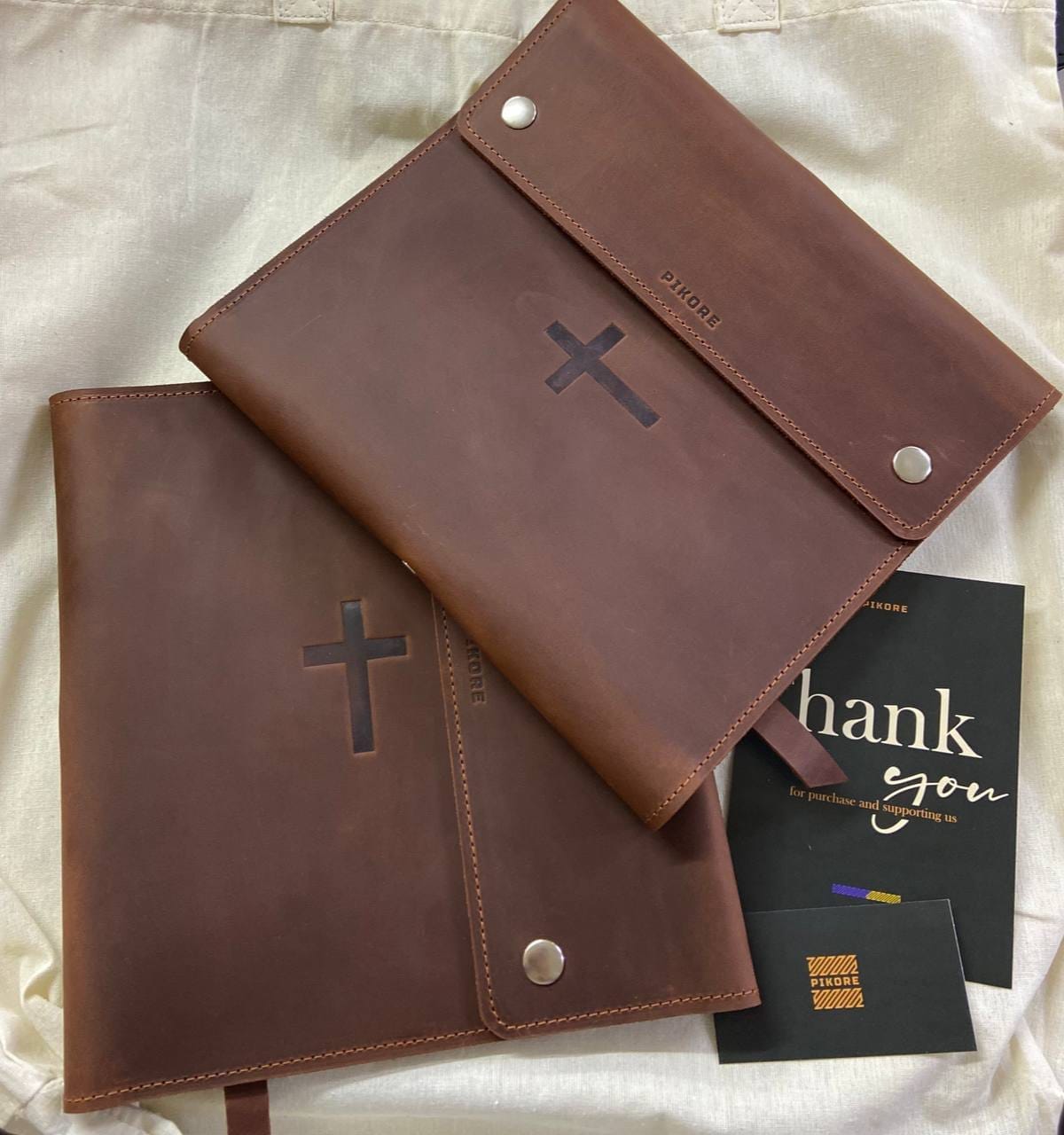 Customer photo review of Bible Rivets Cover