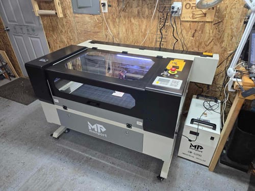 Customer photo review of Monport 90W CO2 Laser Engraver & Cutter (28" x 20") with Autofocus and Bracket