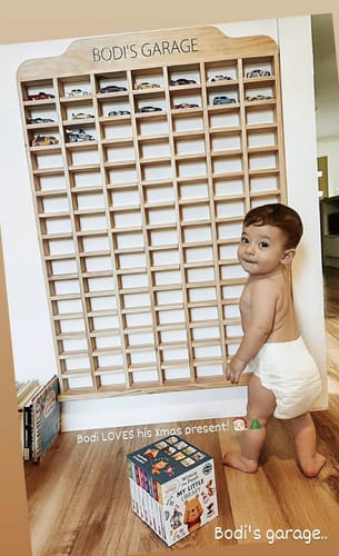 Customer photo review of Matchbox Car Garage Storage