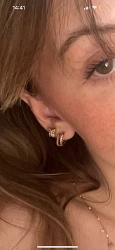 Customer photo review of Bonita Ohrringe | 18K vergoldet