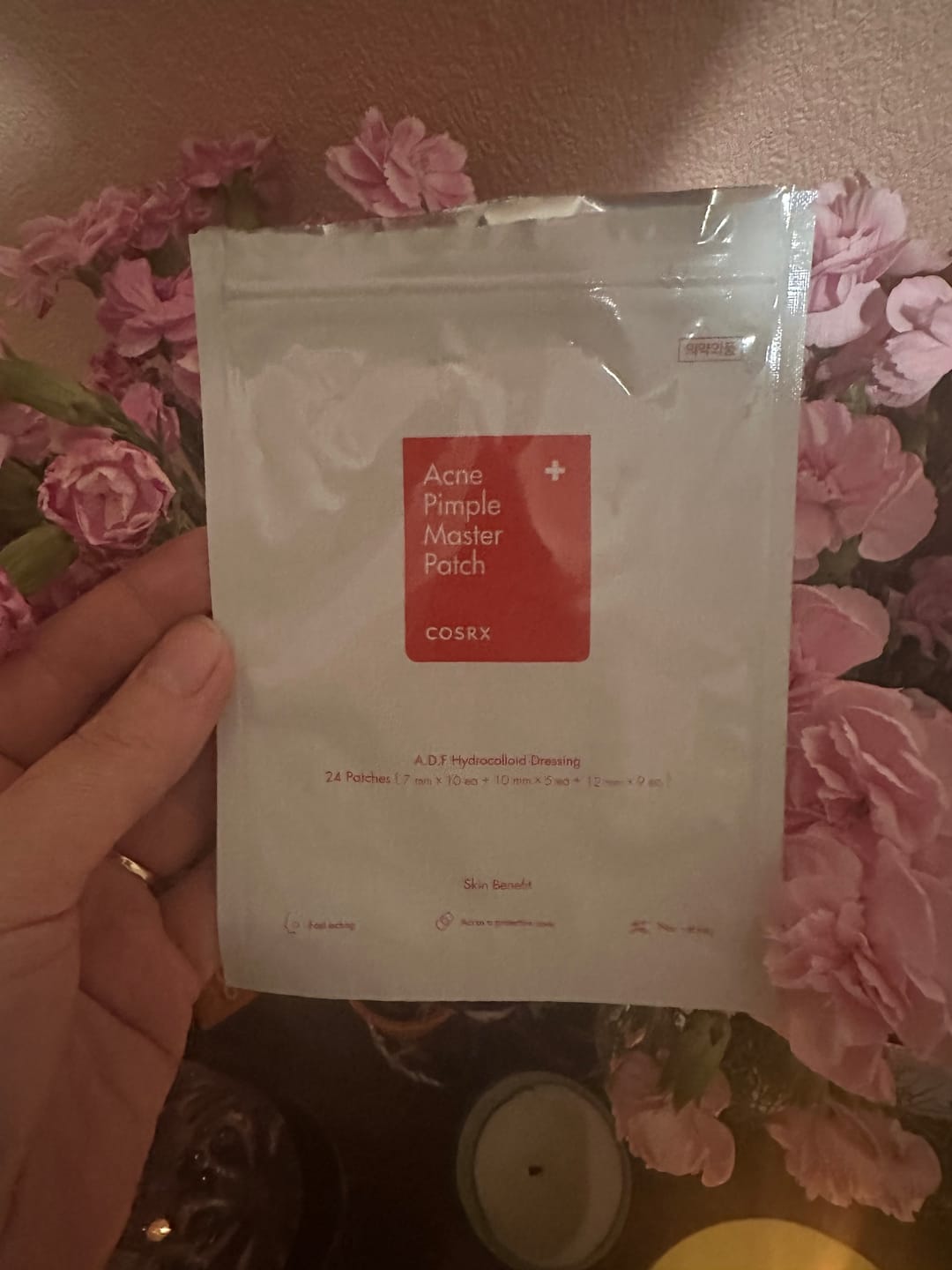 Customer photo review of Patči pret pinnēm Cosrx Acne Pimple Master Patch