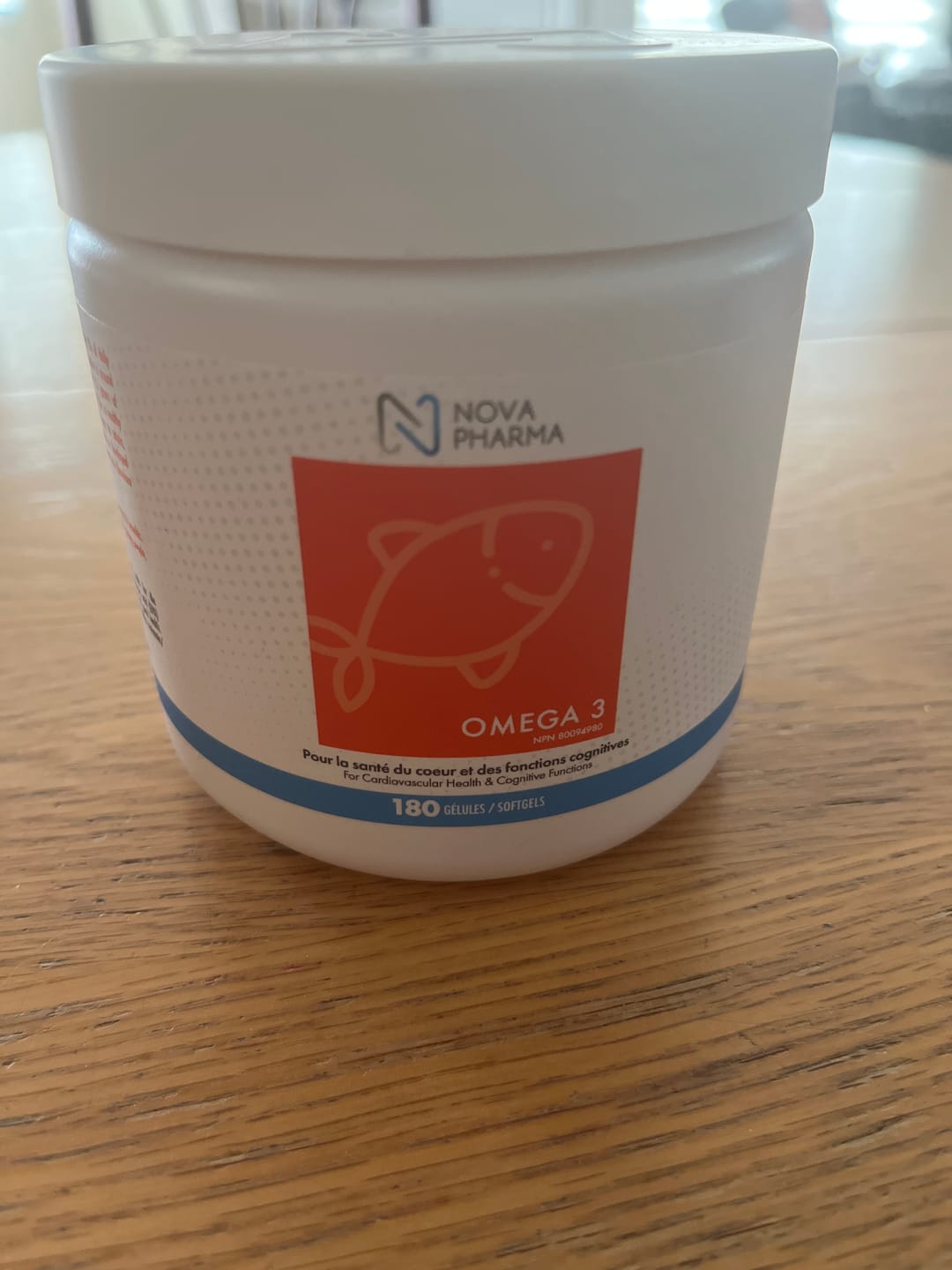 Customer photo review of Nova Pharma - Oméga 3 (180 gélules)