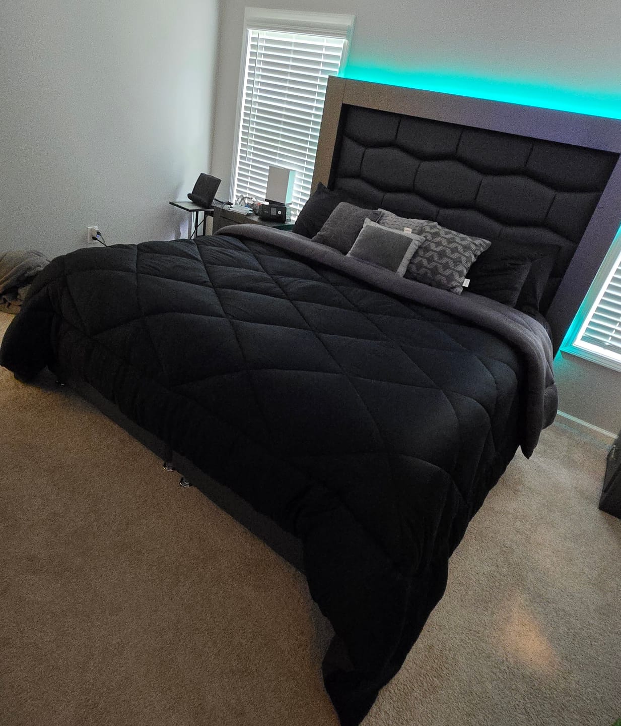 Customer photo review of DÍA Over-Sized Eucalyptus Comforter Set