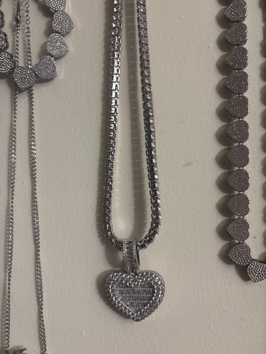 Customer photo review of CLOSE TO MY HEART NECKLACE