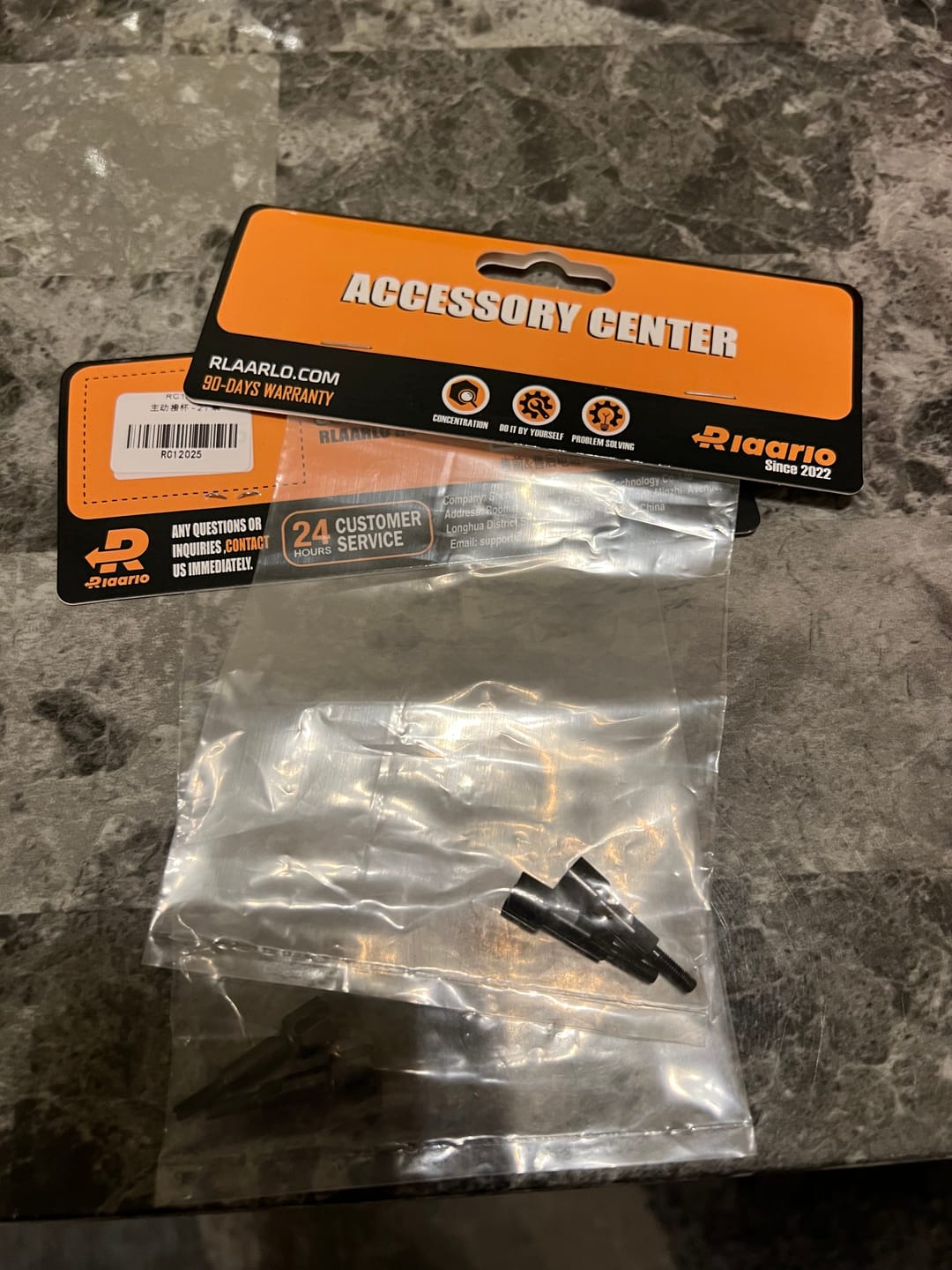 Customer photo review of Carbon Steel Rear Wheel Axle for Rear Dog Bone For 1:12 & 1:14Scale (2PCS)