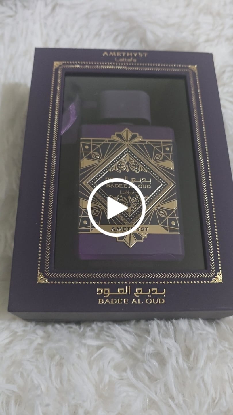 Customer video review of BADE'E AL OUD AMETHYST 100ML - LATTAFA