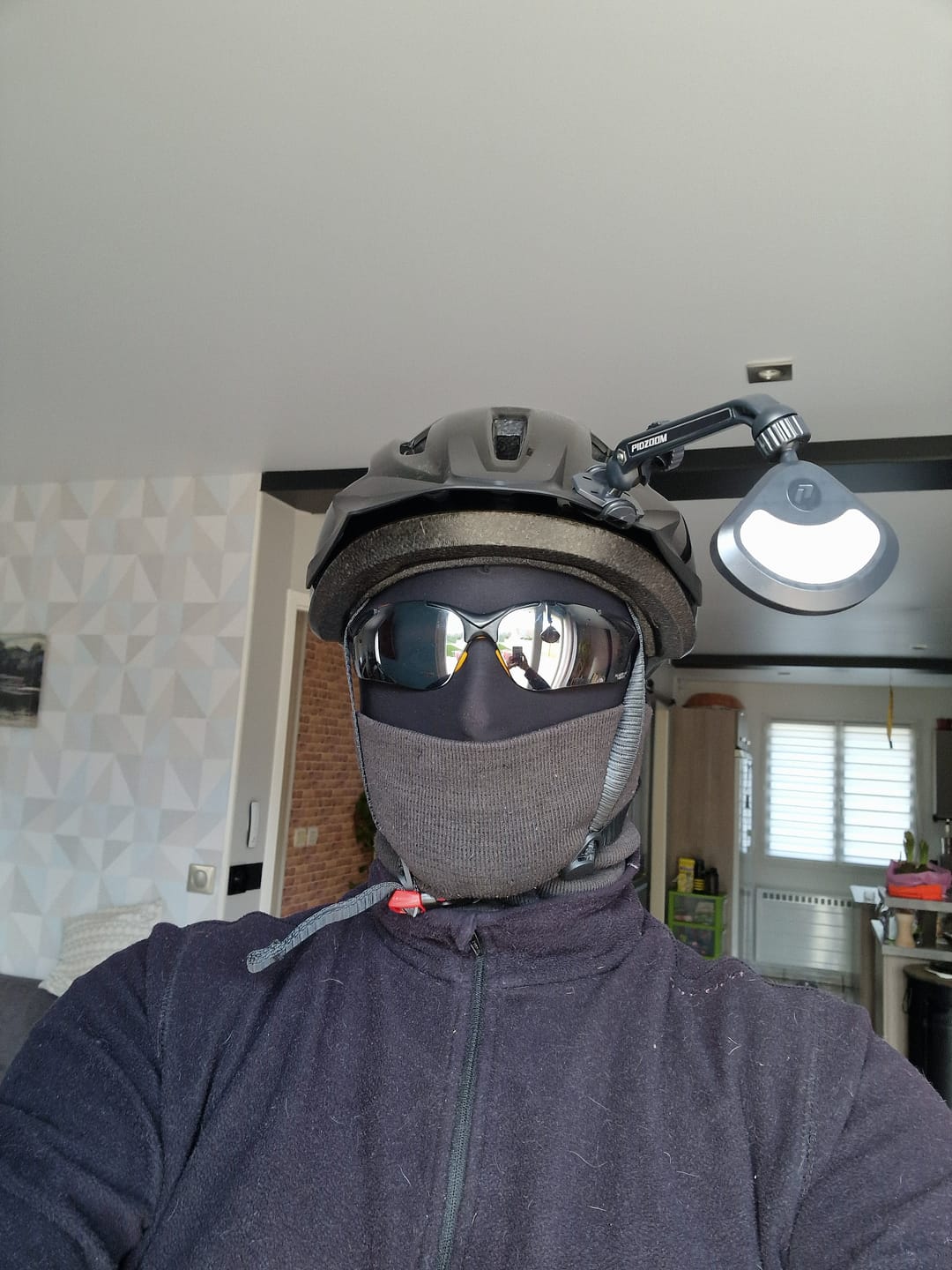Customer photo review of Helmet Mirror