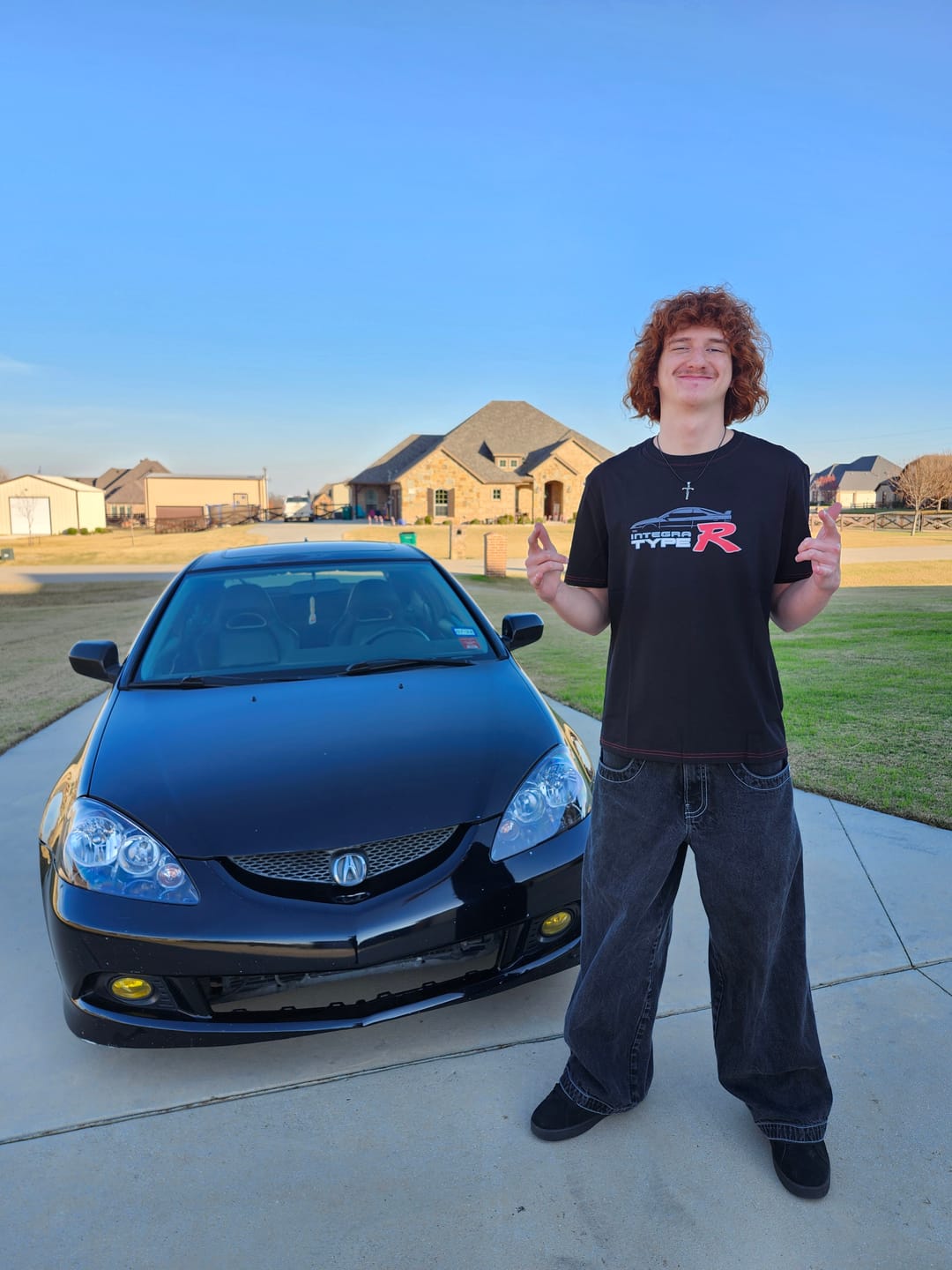 Customer photo review of Integra Type R Tee (black)